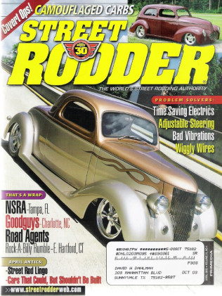 STREET RODDER 2002 APR - EFI INSIDE CARBS, DRIVESHAFT SCIENCE, TIG ALUMINUM